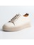 Montrax Model Deri El Yapımı Erkek Bej Sneakers Ayakkabı 5