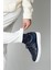 Eddy Model Model Deri El Yapımı Erkek Lacivert Sneakers Ayakkabı 4
