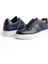 Eddy Model Model Deri El Yapımı Erkek Lacivert Sneakers Ayakkabı 5