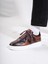 Eddy model Model Hakiki Deri El Yapımı Erkek Kahverengi Sneakers Ayakkabı 1