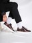 Eddy model Model Hakiki Deri El Yapımı Erkek Kahverengi Sneakers Ayakkabı 2