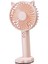 Kişisel El Fan Gece Işığı Mini El Fan W/ Base Cep Fan Masası Fan Pembe (Yurt Dışından) 1