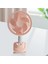 Taşınabilir USB Fan Mini Masa Masası Hava Soğutma Masaüstü Ayarlanabilir Soğutucu Pembe (Yurt Dışından) 3