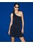 Asimetrik Kol Jarse Elbise TS1250002394001 1