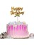 Happy Birthday Pasta Süsü - Gold 1