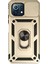 Xiaomi Mi 11 Lite Kılıf Pars Lens Yüzüklü Silikon - Gold Ferrg 1