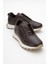 Erkek Kalın Taban Comfort Casual Ayakkabı Gerçek Deri Cr 2570 Kahverengi 2
