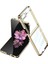 Samsung Galaxy Z Flip 6 Kılıf Fold Element Kapak - Gold Yktsn 1