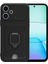 Xiaomi Redmi 13 4g Kılıf Zuma Kartvizitli Yüzüklü Silikon - Siyah Yktsn 1