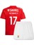 Kerem Aktürkoğlu 2024-25 Yeni Sezon Benfica Çocuk Iç Saha Forması 4'Lü Set0 1