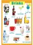 Öncesi Çocuklara Yö Içecekler Için Öğrenme Eğ Poster Tablosu (Yurt Dışından) 2