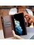 Honor X8C ile Uyumlu Rfıd Engelleme Kredi Kartı Tutucu Deri Fermuarlı Kapaklı Cüzdan Bilek Kayışı Destekli Koruyucu Kılıf (Yurt Dışından) 3