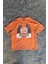 Turuncu Oversize Motorcu T-Shirt 1