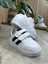 Günlük Kız Erkek Çocuk Spor Ayakkabı Sneaker Cırtlı Çift Şeritli Rahat Hafif ZL001 4