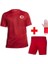 Türkiye Euro 2024 Isimsiz Kırmızı Çocuk Forması 4'Lü Set (Kırmızı) 3