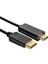 Displayport To HDMI Çevirici Dönüştürücü Adaptör Kablosu 1.8 Metre 2
