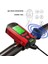 Bisiklet LED Fener Alarm Siren Km Hız Göstergesi Sayacı Su Geçirmez LCD Ikaz Lambası Işıldak Çok Fonksiyonlu 2