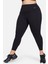 Universa Medium Support High Rise 7/8 Length Training (Plus Size) Tight Kadın 2 Cepli Antrenman Taytı Siyah 1