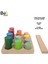 Renkli Silindir Yerleştirme Eğitici Silindir Montessori Oyuncakları 2
