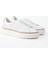 Pisa Hakiki Deri Beyaz Floter Soft Vardolalı Eva Hazır Taban Sneaker 2