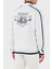 Logo Baskılı Pamuklu Regular Fit Şerit Detaylı Dik Yaka Sweat Erkek Sweat 50510098 100 3