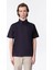Isaora % 100 Pamuk Regular Fit Polo Yaka T Shirt Erkek Polo Yaka T Shirt ISR3303 Navy 1