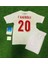 Türkiye Milli Takımı Euro 2024 F.E.R.D.İ K.A.D.I.O.Ğ.L.U Çocuk Deplasman Forması 4'Lü Set (Beyaz) 3