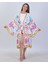 Kimono Kaftan Pamuk Viskon Renkli Desenli Standart Beden 2