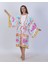Kimono Kaftan Pamuk Viskon Renkli Desenli Standart Beden 3