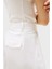 Keten Karışımlı Relaxed Fit Yüksek Bel Geniş Paça Kumaş Pantolon Bayan Pantolon WW0WW47214 Z00 4