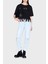 Pamuklu Boyfriend Fit Yüksek Bel Düz Paça Jeans Bayan Kot Pantolon XW000073 AF12859 MB003 2