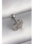316L Çelik Gümüş Renk Zirkon Taşlı Sonsuzluk Detay Tragus Piercing - TJ-PR1249 1