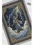 Art Deko Renkli Zeus Temalı Mavi Renkli Halı Zeus Desenli Halı Modern Dijital Baskılı Halı 2