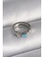 316L Çelik Gümüş Renk Zirkon Taşlı Mavi Boncuk Detay Tragus Piercing - TJ-PR1325 1