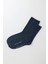 Kadın Lacivert Renkli Lastiksiz Modal Kumaş Ince Soket Çorap 1