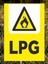 Lpg - Uyarı Tabela Levhası 24X34 cm Polikarbon 1