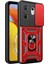 Infinix Zero 30 4g Kılıf Pars Lens Yüzüklü Silikon - Kırmızı Ynsmr 1