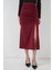 8033 Sandy Yırtmaçlı Etek - Bordo 2