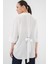 Kadın Bağlama Detaylı Ayrobin Gömlek 20290 - Beyaz 2