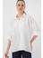 Kadın Bağlama Detaylı Ayrobin Gömlek 20290 - Beyaz 4