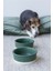 Beeztees Dbl Köpek Mama Su Kabı, Seramik, Mat Yeşil, 16CM, 350ML 2