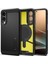 Galaxy S25 Edge ile Uyumlu Ekstra Dayanıklı Kılıf Tough Armor Ai Hava Kanalı Teknolojisi™ Askeri Sınıf Koruma MagFit özellikli KickStand'lı Black Çift Katman Kapak - ACS09422 2