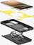 Galaxy S25 Edge ile Uyumlu Ekstra Dayanıklı Kılıf Tough Armor Ai Hava Kanalı Teknolojisi™ Askeri Sınıf Koruma MagFit özellikli KickStand'lı Black Çift Katman Kapak - ACS09422 5