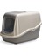 Beeztees Kapalı Kedi Tuvaleti, Koku Filtreli, Bej Gri, 56X39X39CM 1