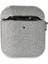 Apple AirPods 2 (2.nesil) Spell Simli Kılıf - Gümüş Ynsmr 3