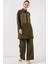 Desenli Tunik Pantolon Ikili Takım 6720 - Haki 3
