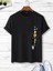 Astronot ve Gezegen Baskılı Oversize T-Shirt 1