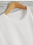 King Quen Baskılı Çift Kombini Pamuk Yuvarlak Yaka Beyaz T-Shirt 2