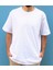 Erkek Oversize Basic Bisiklet Yaka T-Shirt 1