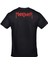 Siyah Manowar Kings Of Metal Baskılı Tshirt 2